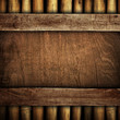 wood board with bamboo frame