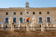 Piazza Pretoria and statues of fountain Pretoria in Palermo