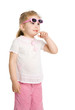 Girl wearing sunglasses