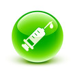 icône seringue santé / syringe icon