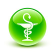 icône caducée / caduceus icon