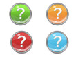 Button mit Fagezeichen Button mit Fagezeichen