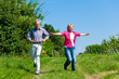 Photo: Senior couple having walk Senior couple having walk