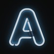 neon font letter a neon font letter a