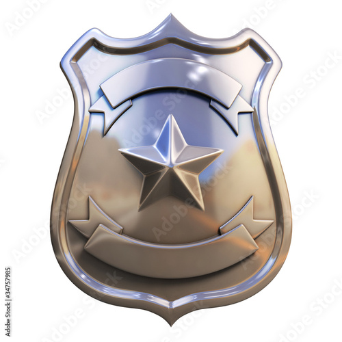 Illustration: blank badge blank badge