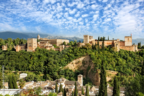 Foto: Die Alhambra in Granada, Spanien Die Alhambra in Granada, Spanien
