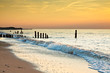 Abends an der Ostseeküste.