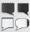 Spiral speech bubbles