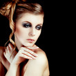A portrait of a young woman