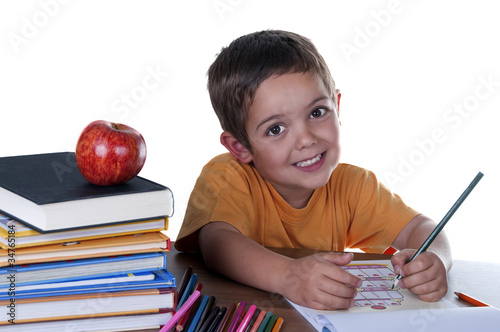 A Child Studying