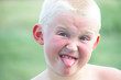 Funny little boy