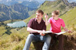 Foto: Orientierung in den Alpen Orientierung in den Alpen
