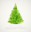 Vector modern abstract christmas tree