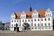 Wittenberg Luther Denkmal vor dem Rathaus Wittenberg Luther Denkmal vor dem Rathaus