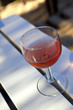 Vin, vin rosé, verre, boire, œnologie, dégustation