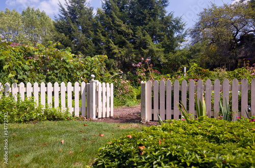 Photo: Entrance to kitchen garden Entrance to kitchen garden