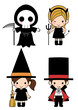 Vector: ハロウィンの子供達 ハロウィンの子供達