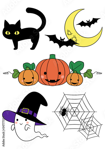 Vector: ハロウィン素材 ハロウィン素材