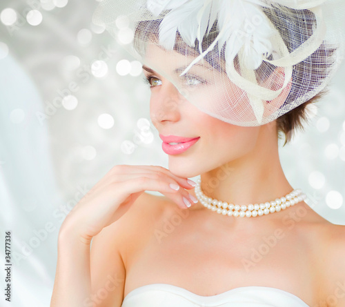 Photo: Bride portrait. Wedding dress Bride portrait. Wedding dress