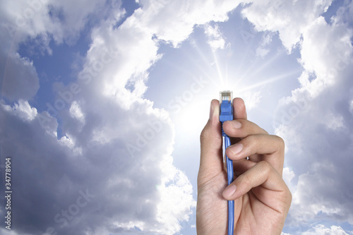 Photo: Cloud computing Cloud computing