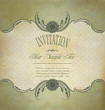 Grunge vintage invitation