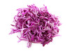 pile of cut red cabbage