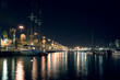 Barcelona Harbor by Night, Spain Barcelona Harbor by Night, Spain