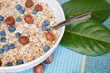 Oat nuts with blueberries