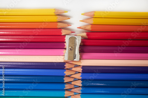 Photo: Coloured Pencils Coloured Pencils