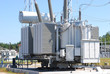 Photo: The powerful transformer on electrical substation The powerful transformer on electrical substation