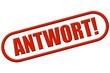 Stempel rot rel ANTWORT!