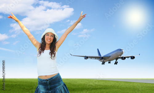Photo: Travel by aeroplane Travel by aeroplane