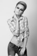 black and white photography from portfolio female model