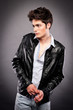 Fashion shoot with male model