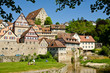 Schwäbisch Hall Stadtansicht Kocher