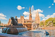 Sydneys Hyde park Fountain and church