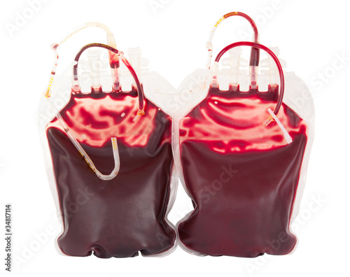 Photo: bag of blood bag of blood