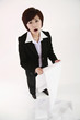 Businesswoman looking at a long list of work to do