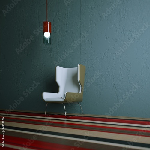 Illustration: Wondesign - brauner Stuhl Wondesign - brauner Stuhl