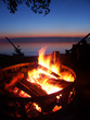 Photo: Lake Superior Beach Campfire Lake Superior Beach Campfire
