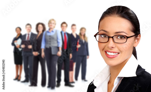 Photo: Business people team. Business people team.