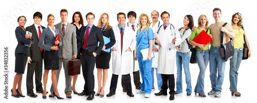 Photo: Business people team. Business people team.
