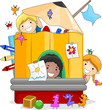Preschool Kids Playing