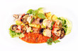 Foto: Shish kebab on skewers Shish kebab on skewers