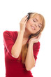 teenager relaxed and listening music teenager relaxed and listening music