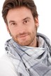 Portrait of handsome young man smiling