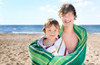 At the beach