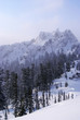 Western Sayan mountains. Ergaky. Siberia. Russia in winter time.