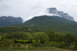 montaña en pirineos, aragón, españa