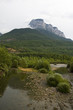 paisaje en pirineos, aragón, españa